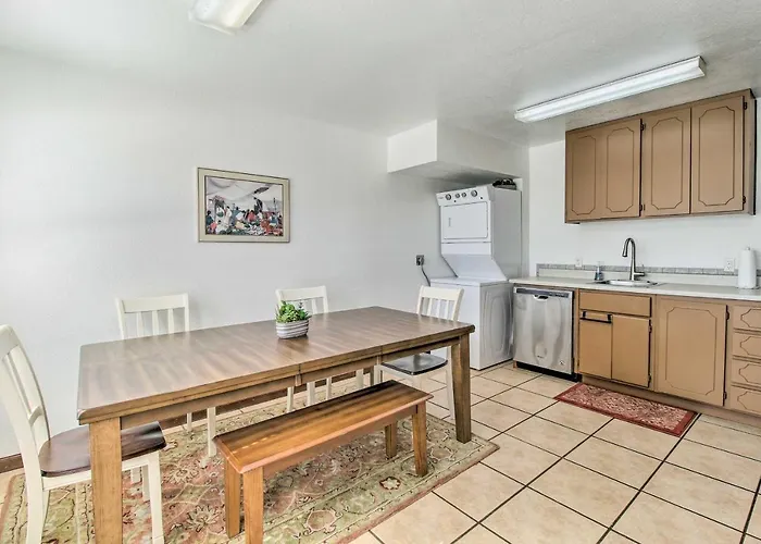 Patio, Grill & Fire Pit: Show Escape! Apartment Show Low